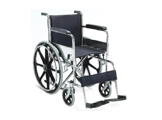 Basic Manual Wheel Chair Chrome