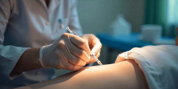 I/V Cannula Insertion For Antibiotics